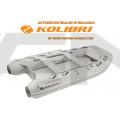 KOLIBRI - Надуваема моторна лодка с надуваем кил KM-330 DXL Explorer Airdeck - светло сива